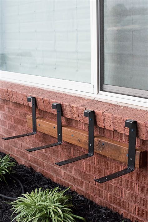 window box mounting brackets|wall mount window box brackets.